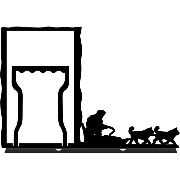 Metal Sled Vertical Photo Frame Black Vintage 3 x 5 Horizontal Picture Frame Stand Organizer Modern Art for Desk Accessories Office Desktop Countertop Decorative 1set