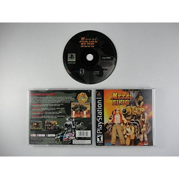 Pre-Owned Metal Slug X - Complete in Box - Black Label - Tested - PS1 Playstation 1 PSX