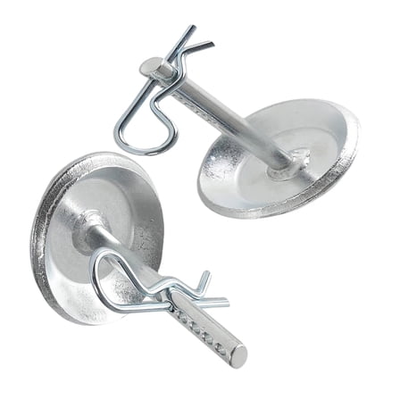 Metal Snow Plow Skid Shoes Adjustable Feet with Pins & Washer Accessories Heavy Duty Snow Plow Skid Simple Installation