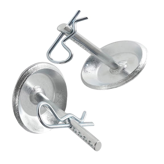 Metal Snow Plow Skid Shoes Adjustable Feet with Pins & Washer Accessories Heavy Duty Snow Plow Skid Simple Installation