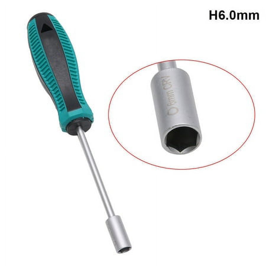 Metal Socket Driver Wrench Screwdriver Hex Nut Key Nutdriver Hand Tools ...