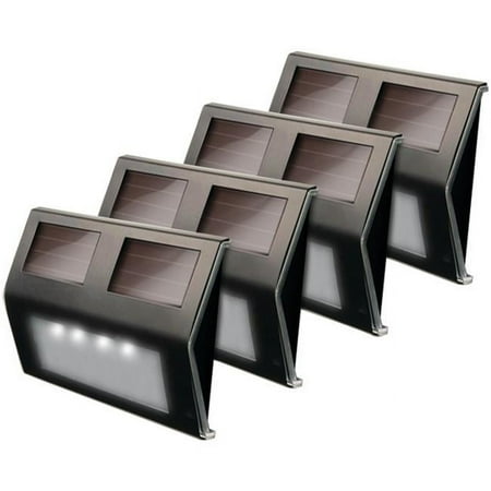 MAXSA Innovations - Metal Deck Lights (4-pack) - Bronze