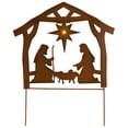 thumbnail image 1 of Metal Solar Nativity Scene Yard Stake, Crafted with Duable Waterproof Metal, Holiday Décor, Easy Two-Piece Assembly - Measures 16 1/2" Wide x 21" High, by Fox RiverTM Creation, 1 of 3