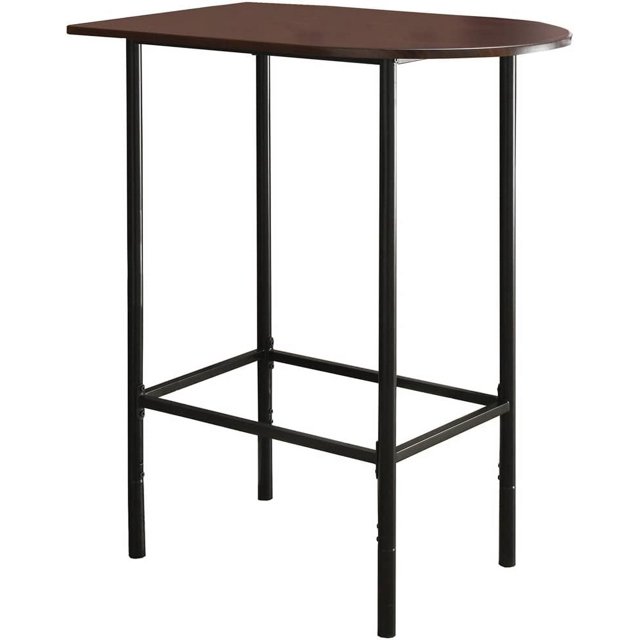 Metal Space Saver Bar Table, 24 by 36Inch, Cappuccino/Black, 36" X 24