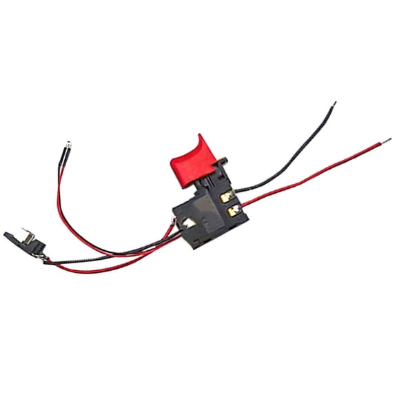 Metal Speed Control Trigger Switch for 10.8V 12V Lithium Drill Rechargeable Electric Drill Forward Reverse Switch Replacement Parts 3 Pieces