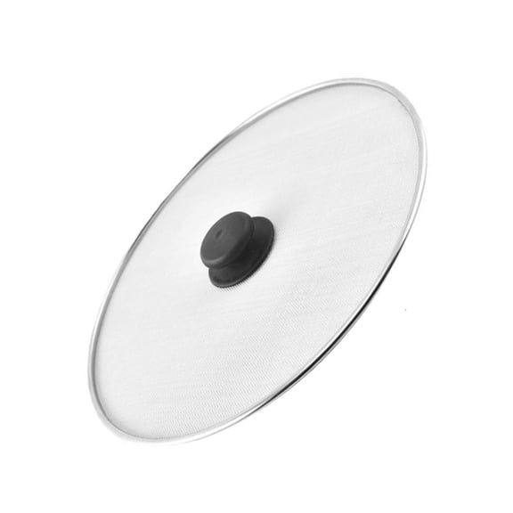 Metal Splash-Proof Cover Grease Screen Pot Lids Oil Proofing Non Stick Mesh Lid