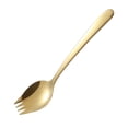 thumbnail image 1 of Metal Sporks, 18/8 Stainless Steel Spoons Forks, 2 in 1 Colored 6 inch Long Handle Salad Forks, Reusable Metal Spork for Dessert Ice Cream, Flatware Set for Appetizer Dessert, Dishwasher Safe, 1 Pc, 1 of 7