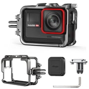 Metal Sport Camera Quick Release Protective Frame Cage Compatible with Insta360 Ace/Ace Pro, Action Camera Mounting Frame with Mounting Claw