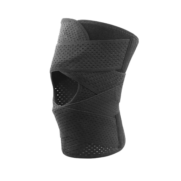 Metal Spring Knee Support Brace with Adjustable Strap for Joint and Meniscus Injury Recovery