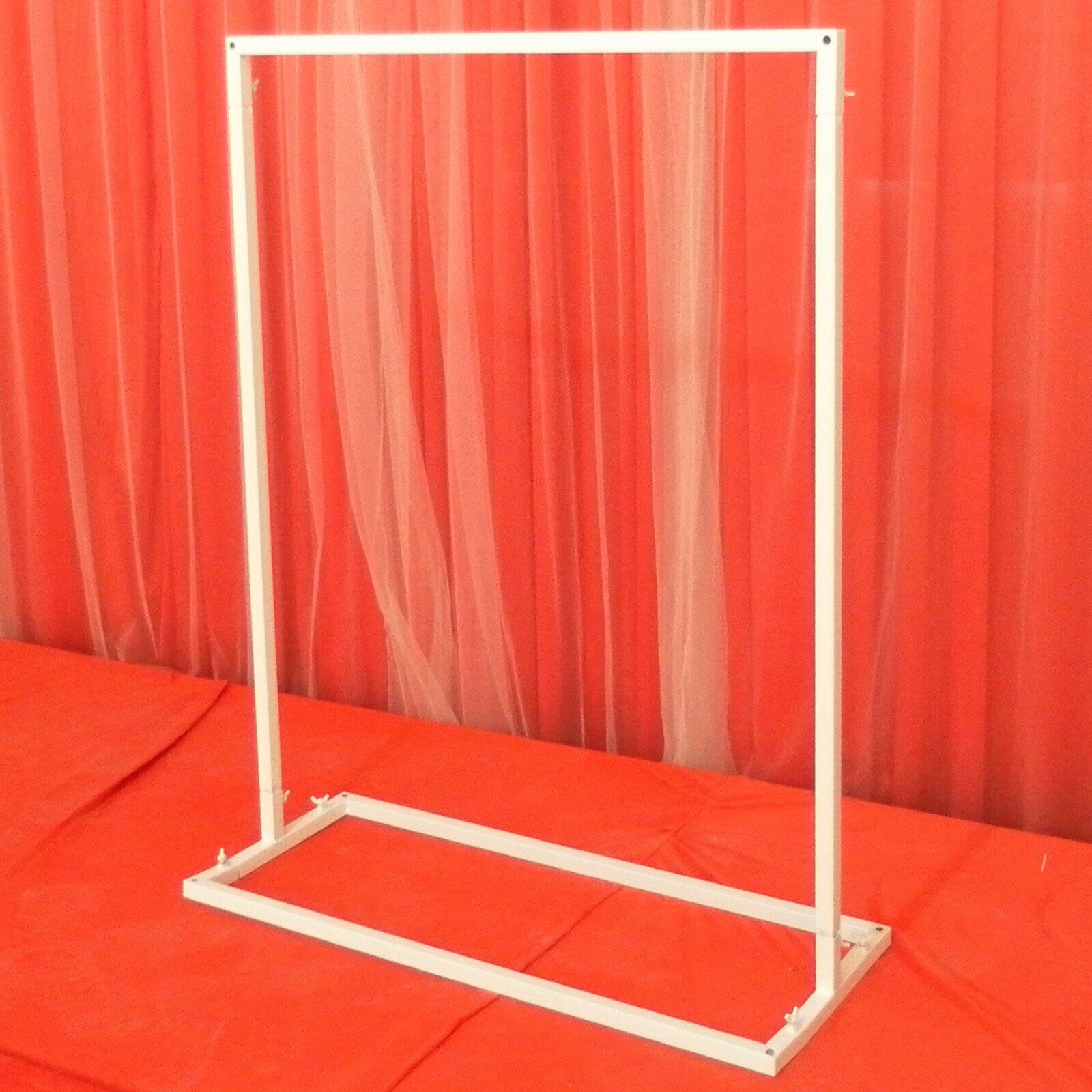 Metal Square Arch Rack Wedding Arch Frame Backdrop Stand Free Standing ...