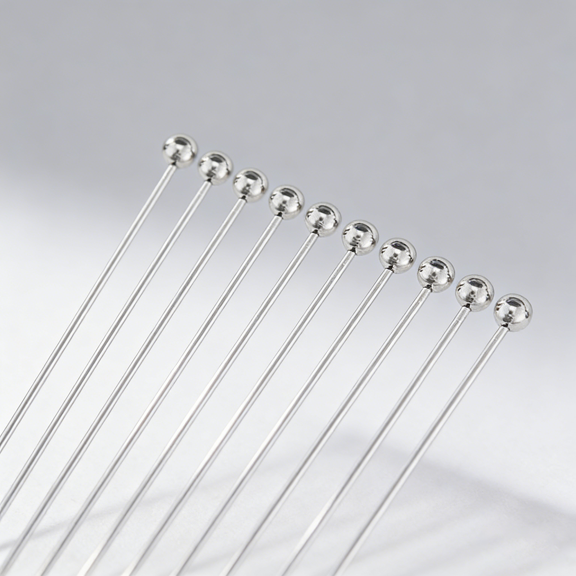 Metal Stainless Steel Cocktail Toothpicks, Cocktail Martini Picks, Cocktail Skewers, Appetizer Skewers, Cleanable and Reusable