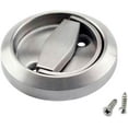 thumbnail image 1 of Metal Stainless Steel Concealed Handle Invisible Door Handle Background Wall Door Handle Circular Open Pull Ring, 1 of 9