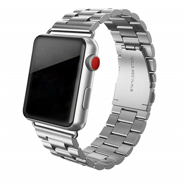 Metal Stainless Steel Strap Compatible with Apple Watch Bands 44mm 45mm  49mm 42mm 41mm 40mm 38mm Accessories Bracelet Metal Wristbands for iWatch  Series 9 8 Ultra 3 4 5 6 SE 7 41mm 45mm Men Band 