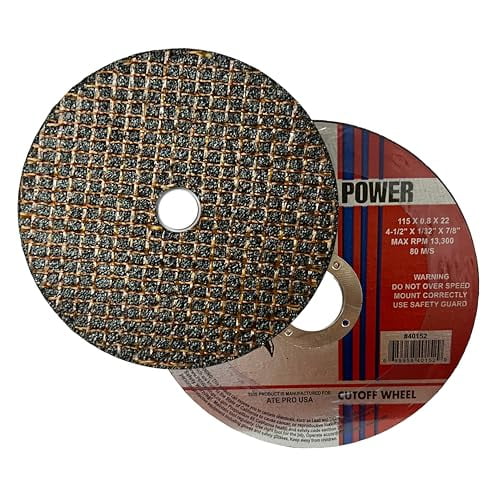 - Metal and Stainless Steel Thin Cut Off Wheels, 4-1/2"X1/32 X7/8", for Air Cut Off Tool, Die Grinder, Electric Cut Off Tool, High Performance Cut Off Wheel Disc - 50 Pack$$Tools