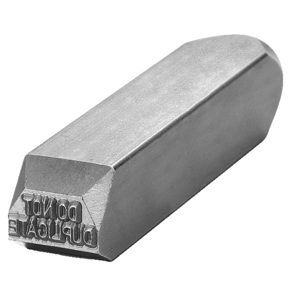 Metal Stamps for Key Do Not Duplicate Stamp Key Punch 1/16inch Steel Punch Tool Leather Craft