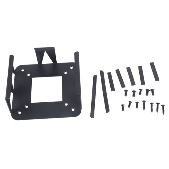 Metal Stand Wall Mount Display Bracket for Mini Desktop Computer Enhancing Desk Space Efficiency