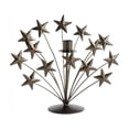 thumbnail image 1 of Metal Star Candle Holder, 9" Black Star Candlestick for Fourth of July Patriotic Decor, Tabletop Centerpiece for Independence Day Party Ornaments, 1 of 6
