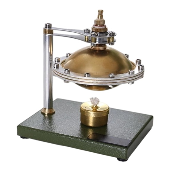 Assembly Steam Engine Flying Saucer Model Metal Steam Engine Model Physics Teaching Aid for Classroom Demonstration