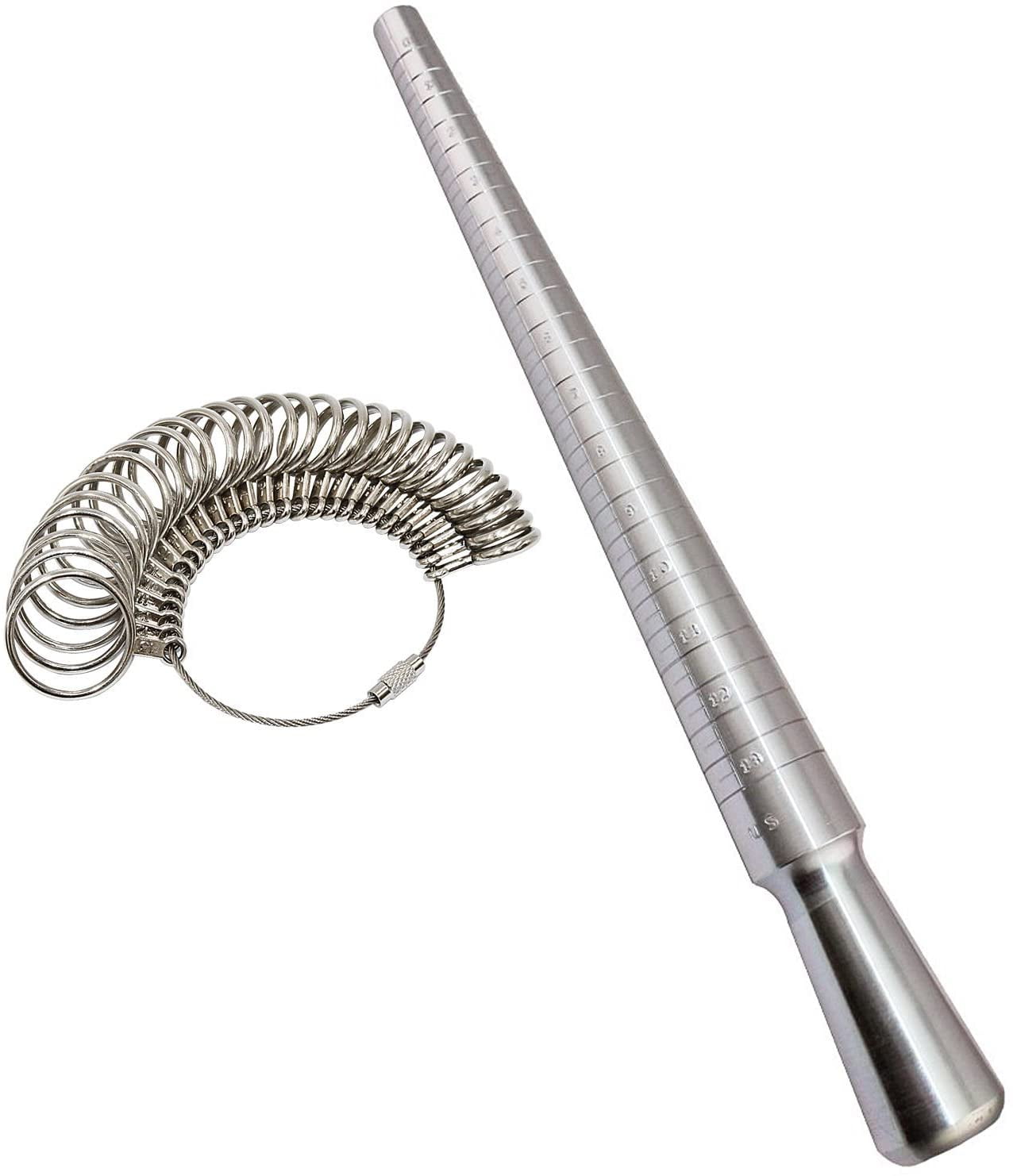 jewelry measuring tool ring sizer mandrel