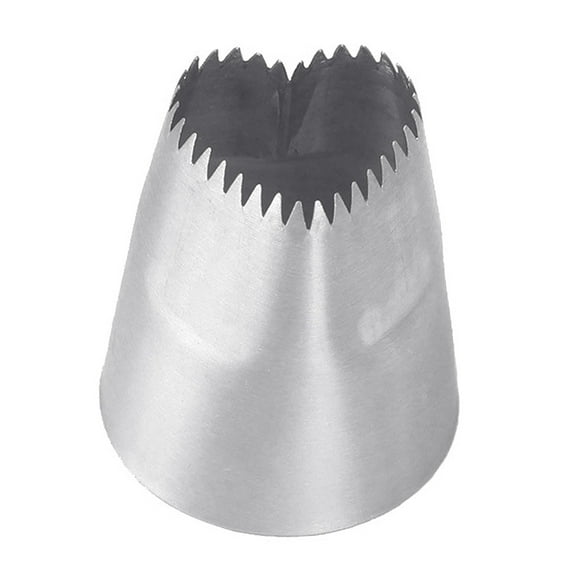 Metal Steels Piping Nozzle Heart Shape Decorating Tip Cream Piping Nozzle Cream Decorating Tool