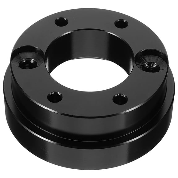 Metal Steering Wheel Adapter Plate Black for Racing Car Modified Parts Durable Design