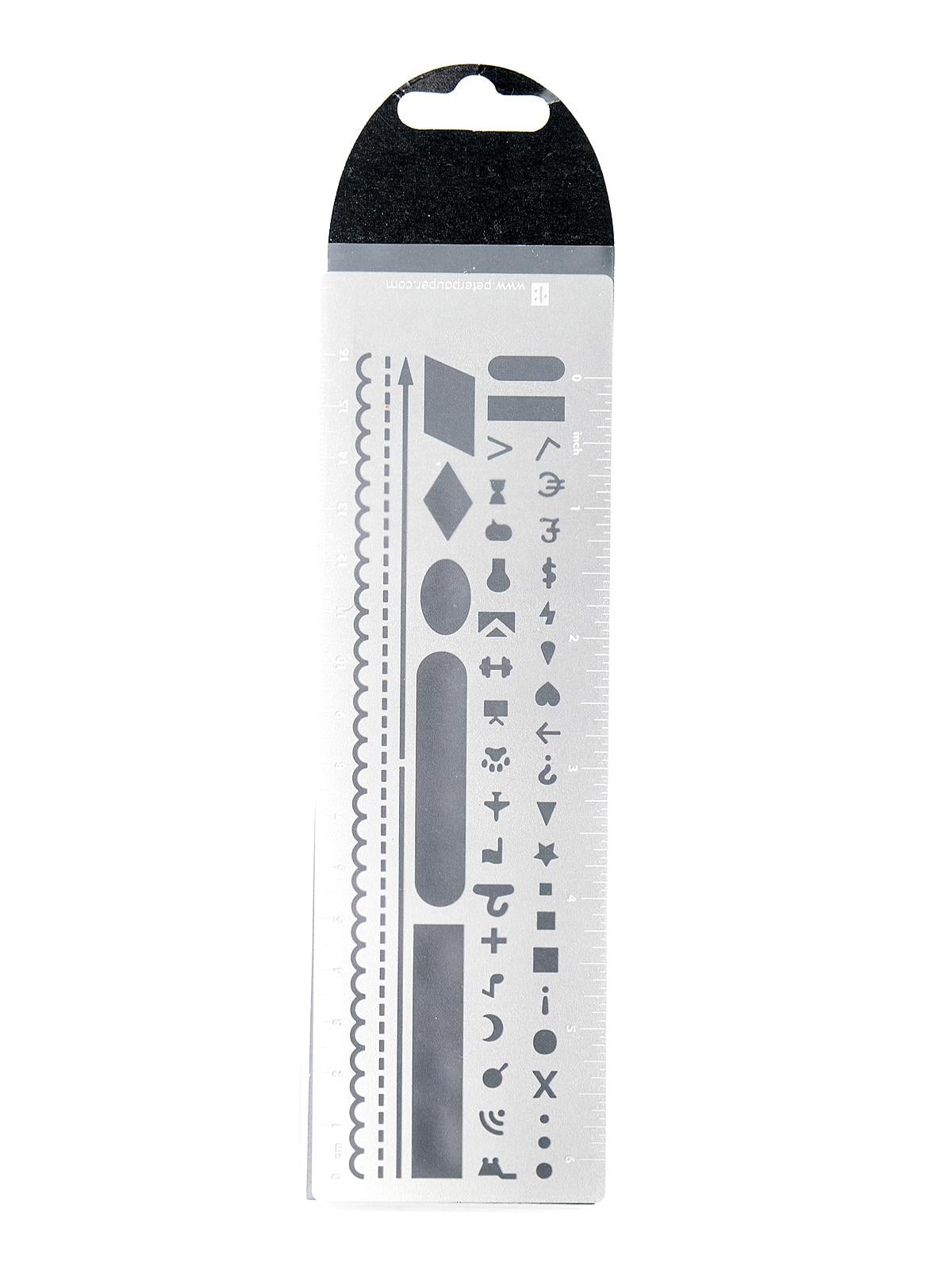 Metal Stencil Bookmark each (pack of 6)