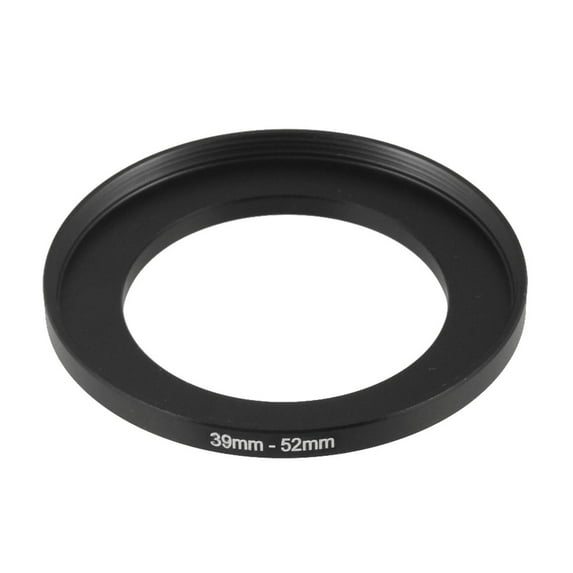 Metal Step Up Filter Ring Adapter Camera Lens Repairing 39mm-52mm Black 1pcs