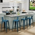 Metal Stools with Backs Kitchen Counter Stools Counter Height Stools