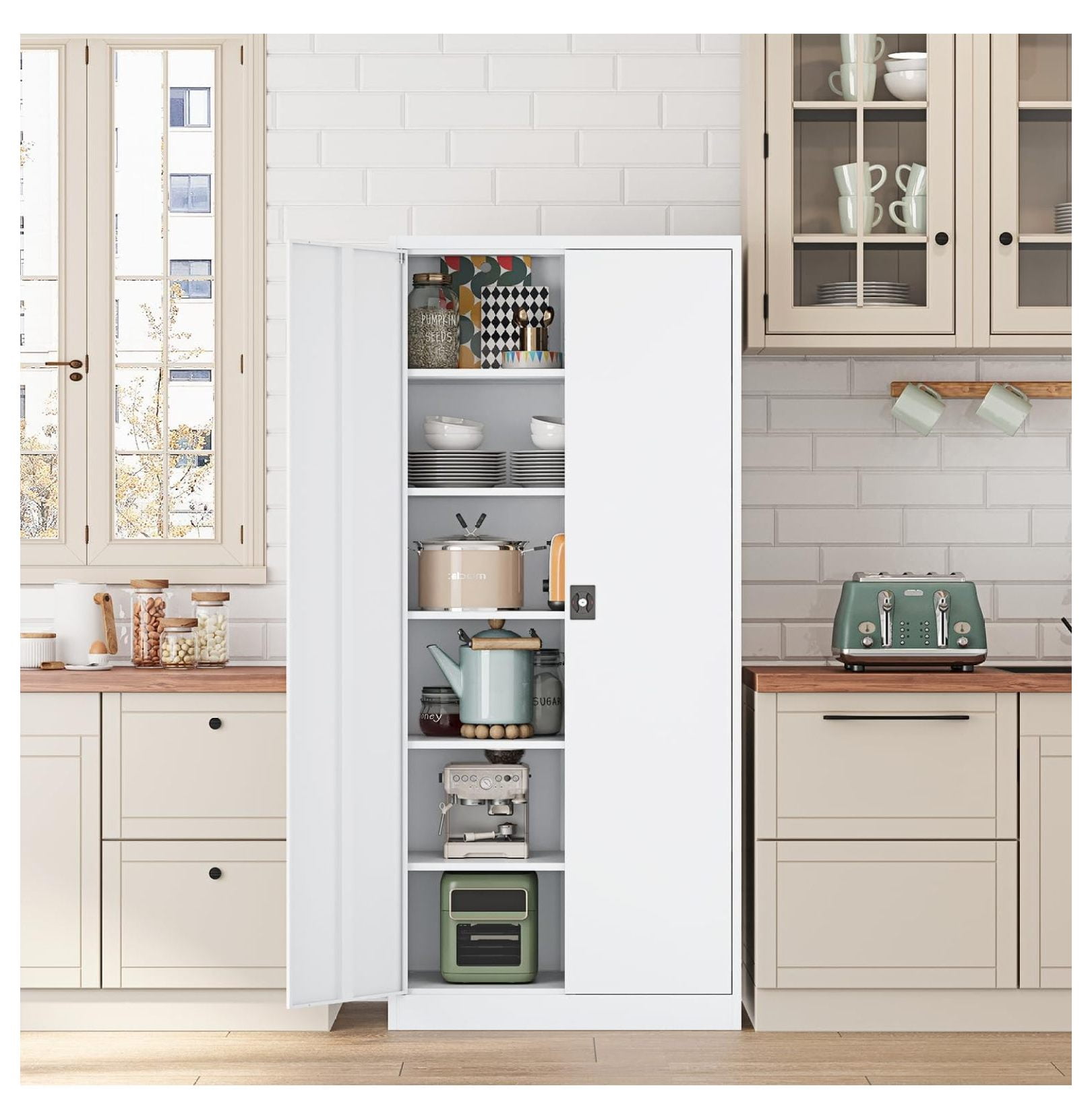 Metal Storage Tall Steel File with Lockable Doors