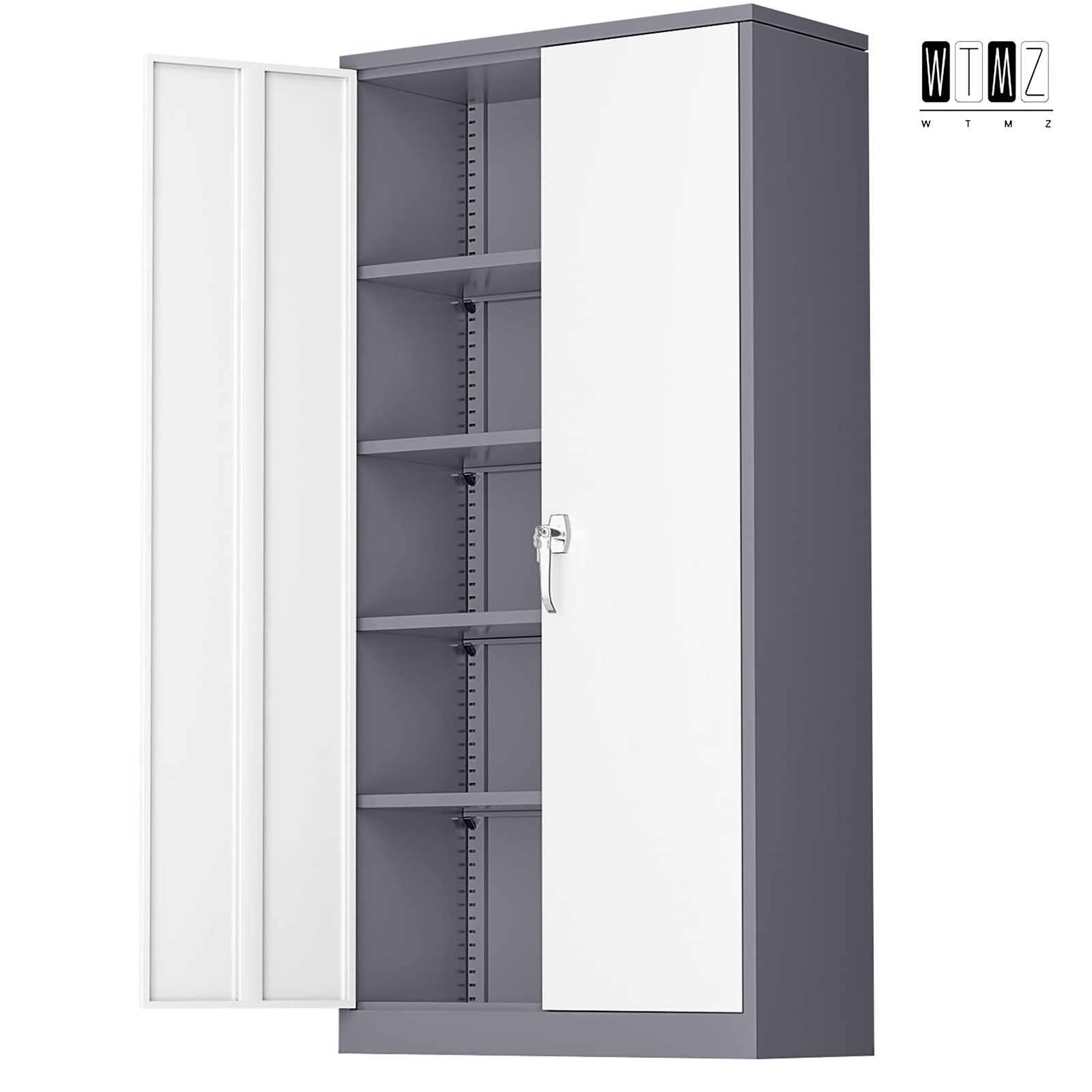 Metal Storage Doors and Shelves, Lockable Storage