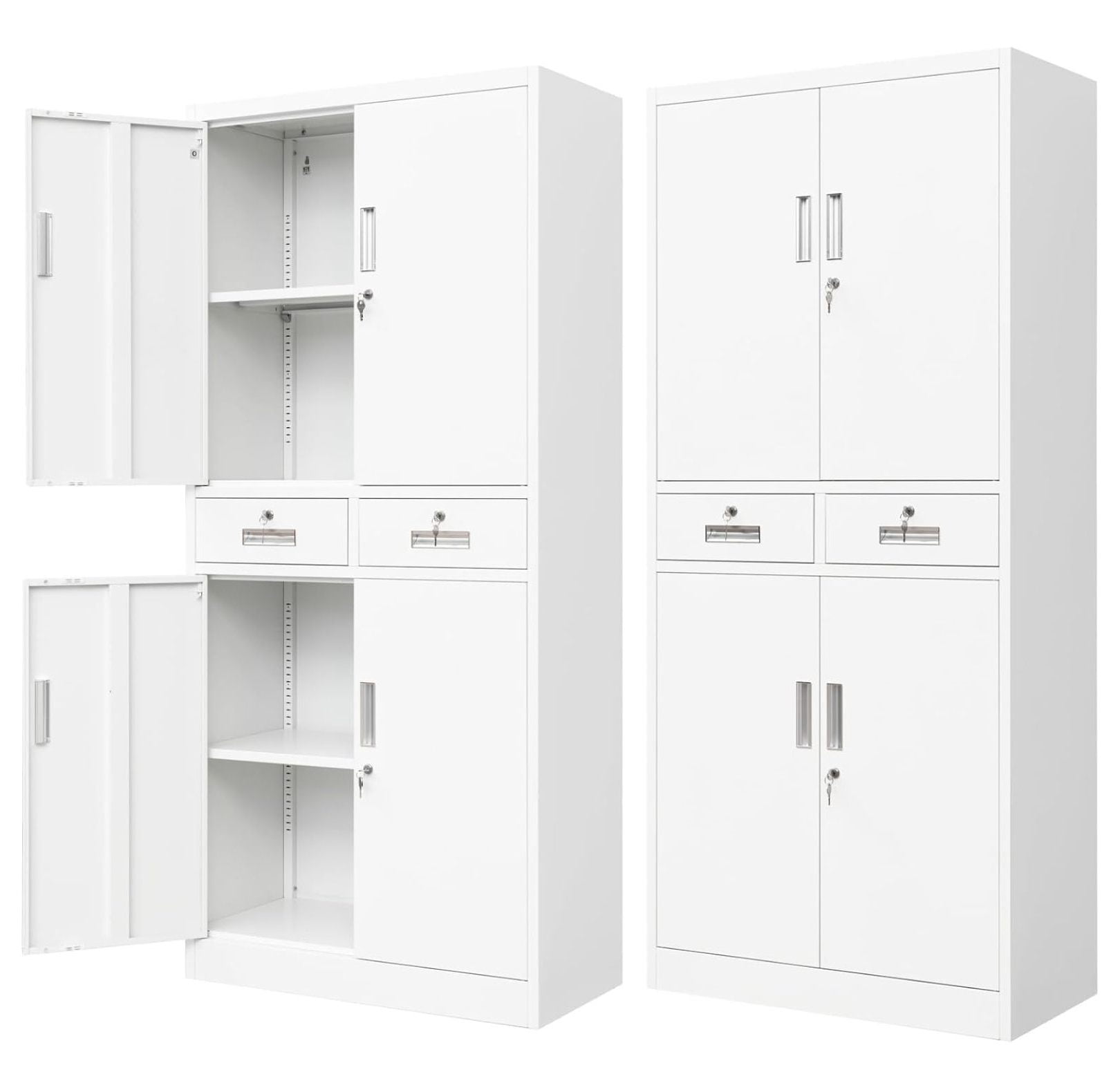 Metal Storage Locking Storage with Drawers and