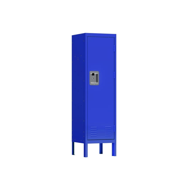 Metal Storage Cabinet with Storage, Metal Locker Accent Storage Cabinet with Door, Lockable Steel Storage Cabinet, Steel File Cabinet for Office, Living Room, Bedroom, Without Lock