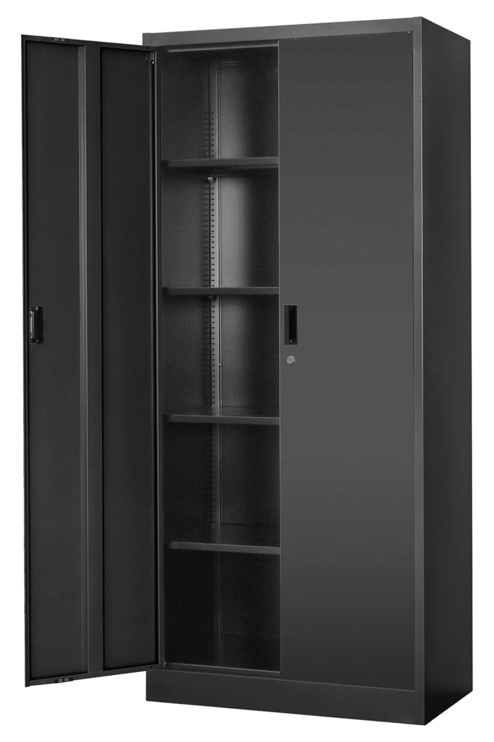 Metal Storage with Locking Doors and Adjustable Shelves, 71