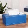 thumbnail image 1 of Metal Storage Rack,Leather Tissue Box Minimalist Home Hotel Car Mounted Leather Paper Suction Paper Box, 1 of 7