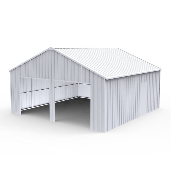 33x25 FT Outdoor Metal Storage Shed