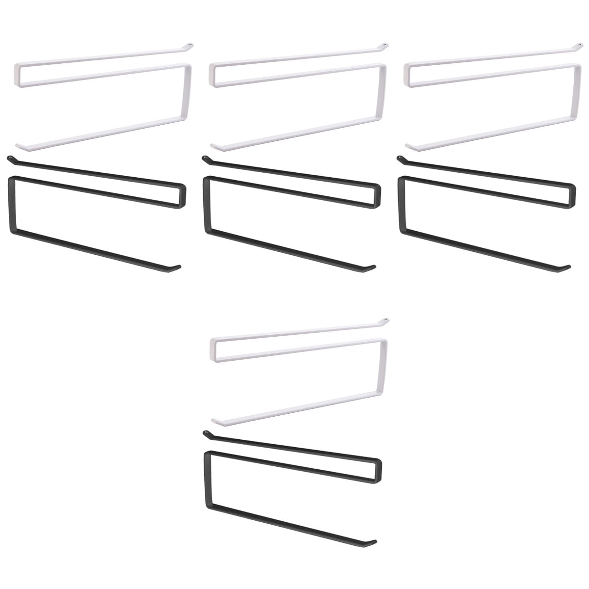 Metal Storage Shelf Hanging Rack Paper Towel Holder Toliet Stand for