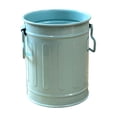 thumbnail image 1 of Metal Storage Tin with Handle Small Desk Organizer Pen Holder Planter for Home Office Decor, 1 of 5