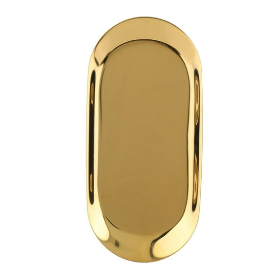 Metal Storage Tray Jewelry Rhinestone Nail Art Tips Plate Display Nail Art Manicure Salon Tools