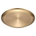 thumbnail image 1 of Metal Storage Tray Round Stainless Steel Tray Snack Fruit Cosmetics Jewelry Storage Organizer European Style Dinner Plates Gold Dining Plate, 1 of 6