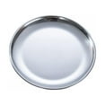 thumbnail image 1 of Metal Storage Tray, Round Stainless Steel Tray, Snacks, Fruit European Plate, 1 of 10