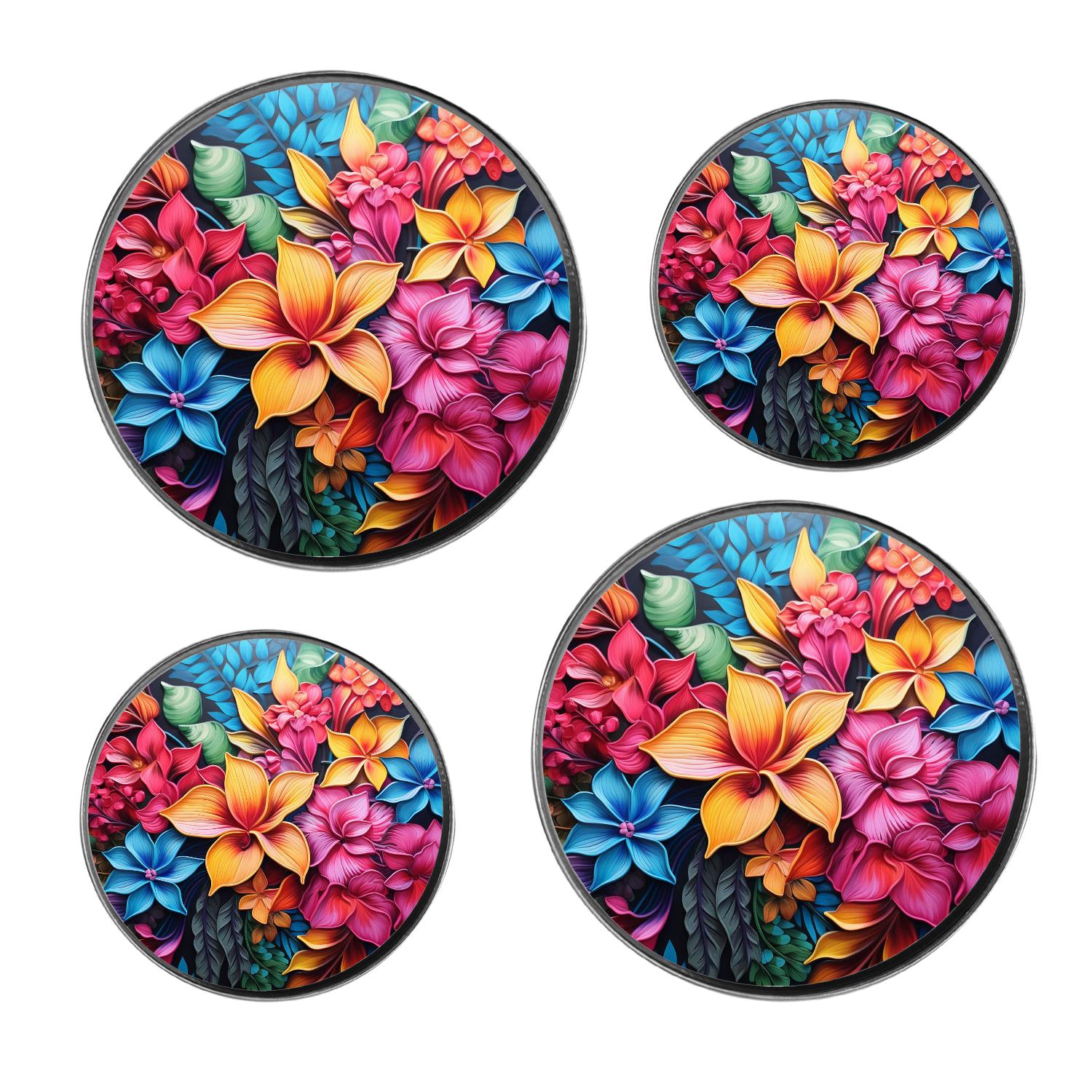 Metal Stove Burner Covers 4 Pcs Decorative Gas Stove Burner Cover 8Inch