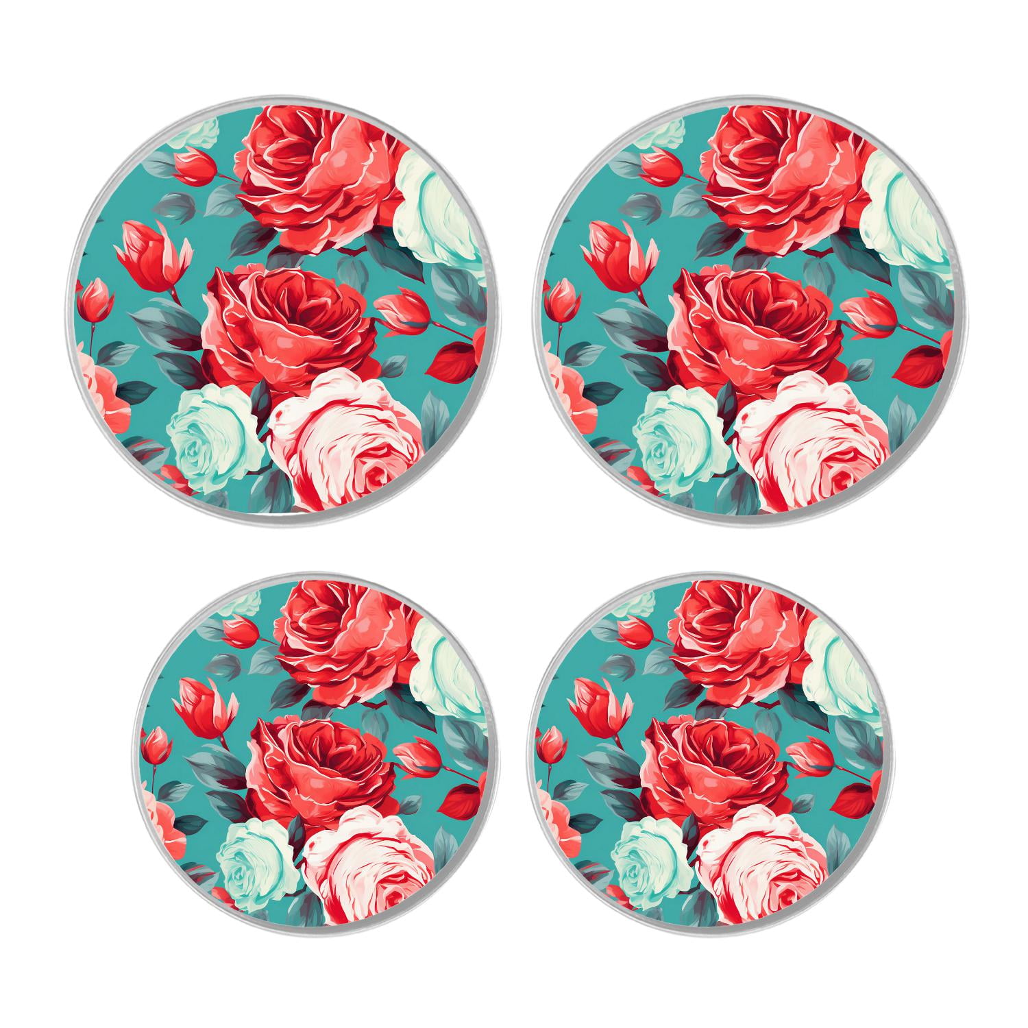 Metal Stove Burner Covers 4 Pcs Metal Round Stove Burner Covers 8Inch ...