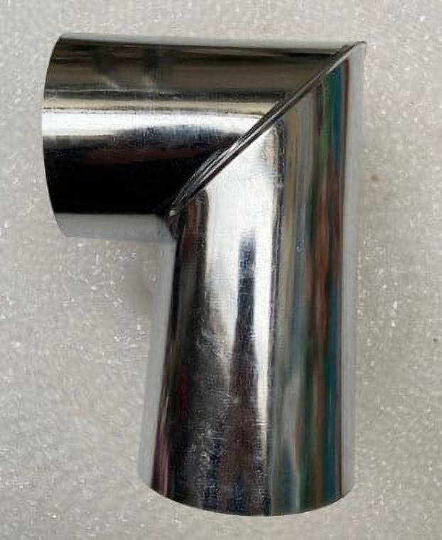 Metal Stove Pipe Flue Stove Pipe Aluminum Chimney Exhaust Pipe 90