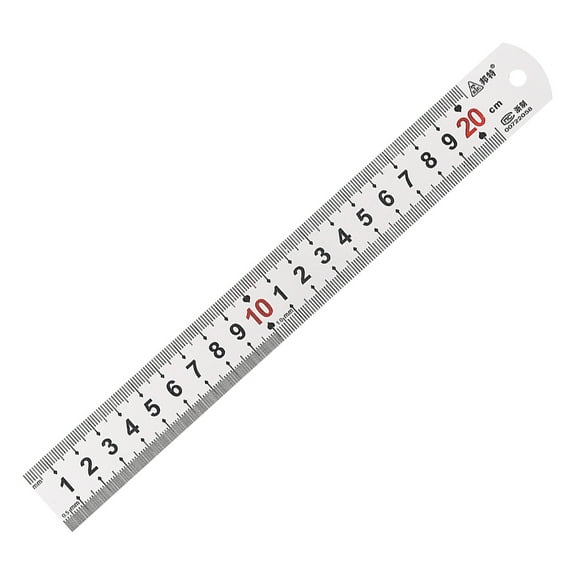 Metal Straight Edge Ruler Stainless Steel Ruler with Double Sided Scale Measuirng Tool Engineering Woodworking Use