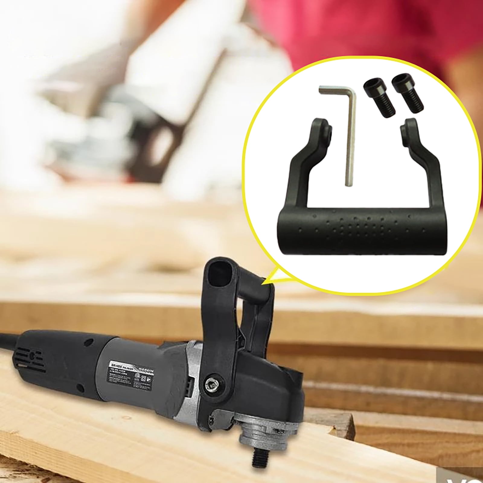 Metal Straight Edge Table Saw Measuring Gauge Angle Grinder Handle