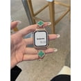 thumbnail image 1 of Metal Strap+Case Women Diamond Bracelet Four-leaf clover for Apple Watch Band Ultra 2 49 42 45 44 40 46mm Series 10 9 8 7 SE 6 5, 1 of 2