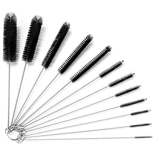 Metal Straw Cleaner Brush Set,Water Bottle Straw Brush Cleaner,Wire Pipe Cleaner Brush Set