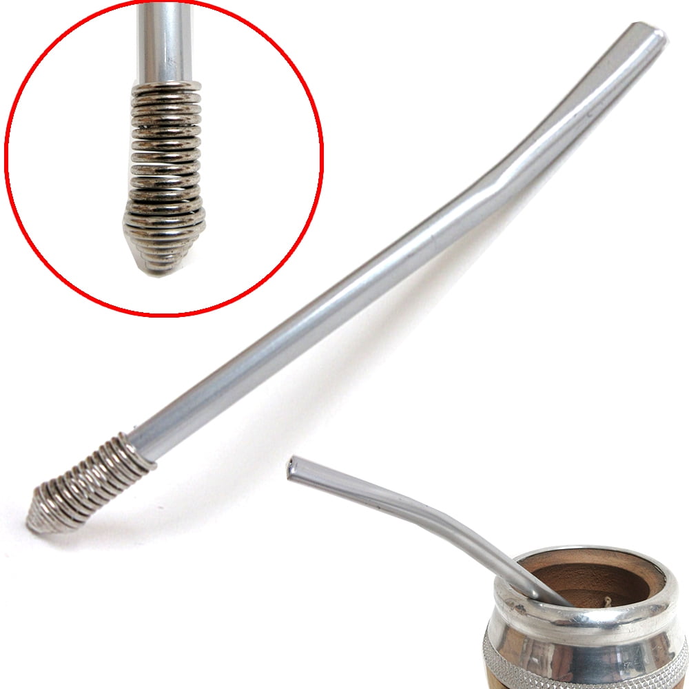 Stainless Steel Mate Straw Metal Boba Straw Mate Bombilla Straw Bombilla  Mate Yerba Mate Straw Bombillas Mate pico de loro bombilla from Argentina
