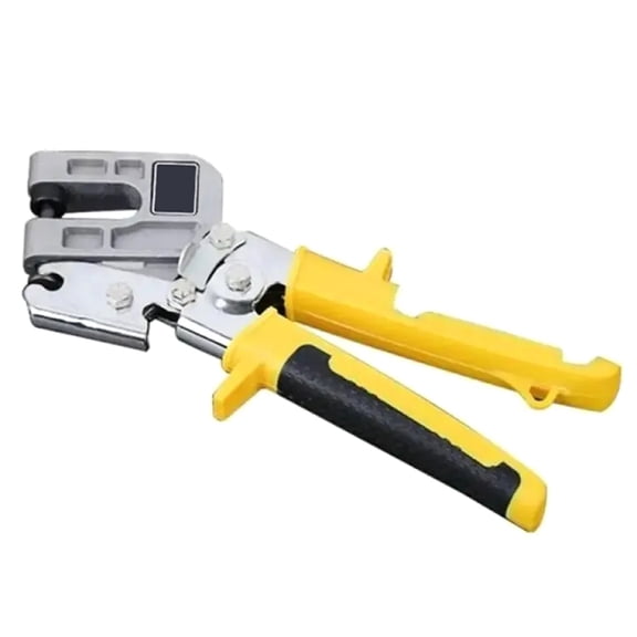 Metal Stud Crimper Aluminum Alloy Ceiling Punching Pliers Plaster Drywall Tools for Fastening Metal Double Handed Keel