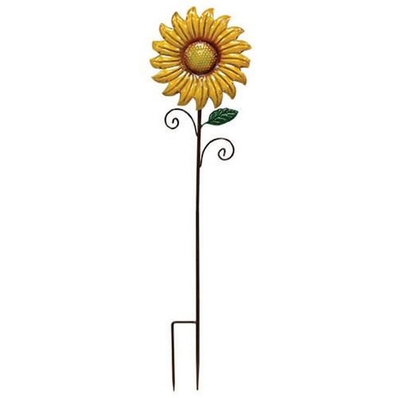 +Metal Sunflower Decorative Garden Stake